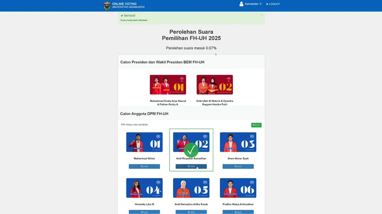 Online Voting Website